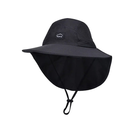 Chapeau de pêche imperméable - Noir - M (56 - 58cm) | La boutique du chapeau