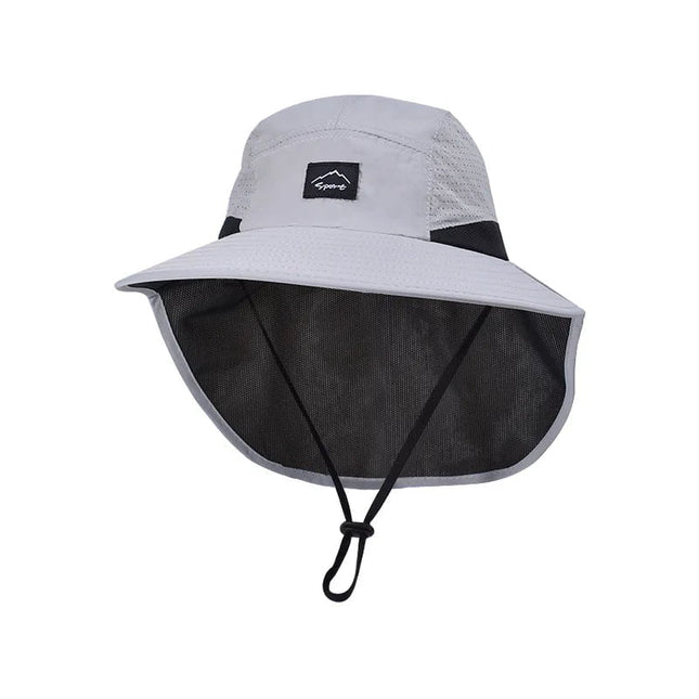 Chapeau de pêche imperméable - Gris clair - M (56 - 58cm) | La boutique du chapeau