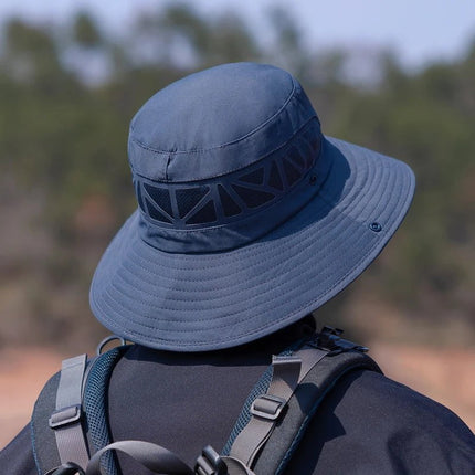 Chapeau de pêche imperméable - Bleu marine - M (56 - 58cm) | La boutique du chapeau