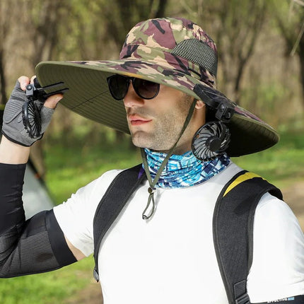 Chapeau de pêche pour voyages - Gris clair - Ajustable (du 54 au 59) | La boutique du chapeau
