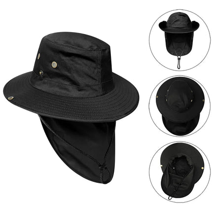 Chapeau de pêche unisexe - Noir - M (56 - 58cm) | La boutique du chapeau