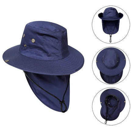 Chapeau de pêche unisexe - Bleu marine - M (56 - 58cm) | La boutique du chapeau