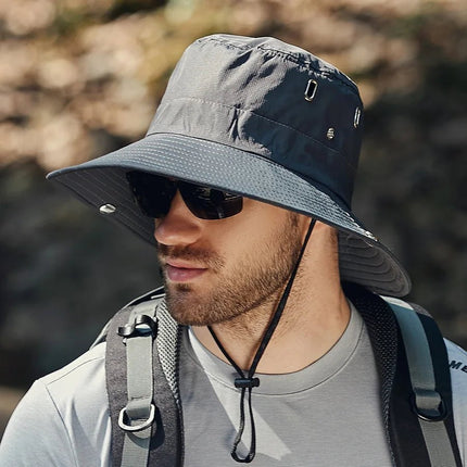 Chapeau de pêcheur - Gris - L (58 - 59cm) | La boutique du chapeau