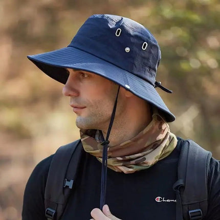 Chapeau de pêcheur - Bleu - L (58 - 59cm) | La boutique du chapeau
