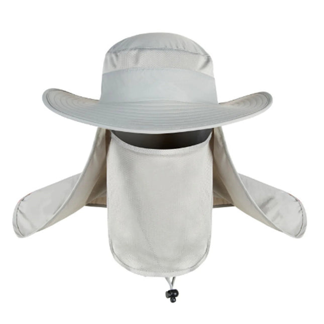 Chapeau de pêcheur homme en coton - Gris clair - Ajustable (du 54 au 59) | La boutique du chapeau