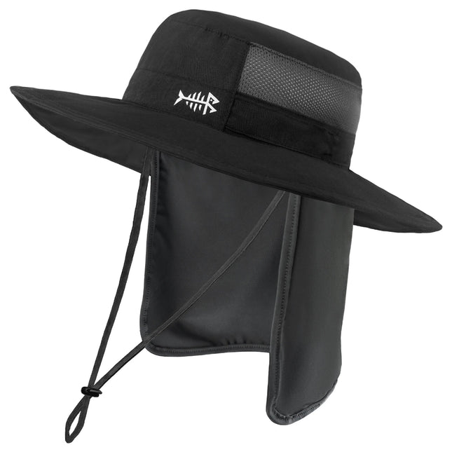 Chapeau de pêcheur homme en nylon - Noir - M (56 - 58cm) | La boutique du chapeau