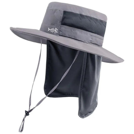 Chapeau de pêcheur homme en nylon - Gris clair - M (56 - 58cm) | La boutique du chapeau