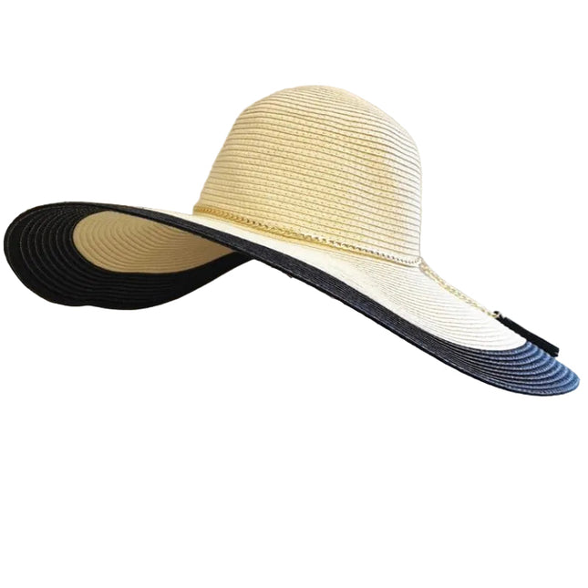 Chapeau de plage Anti - UV - Beige - M (56 - 58cm) | La boutique du chapeau