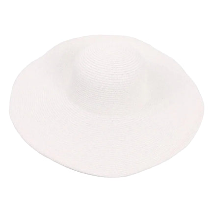 Chapeau de plage femme - Blanc - M (56 - 58cm) | La boutique du chapeau