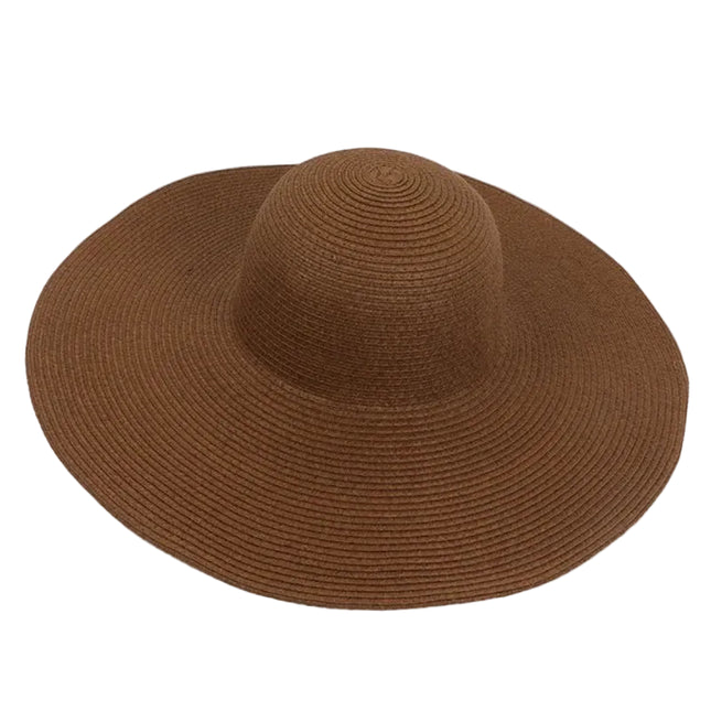 Chapeau de plage femme - Café - M (56 - 58cm) | La boutique du chapeau
