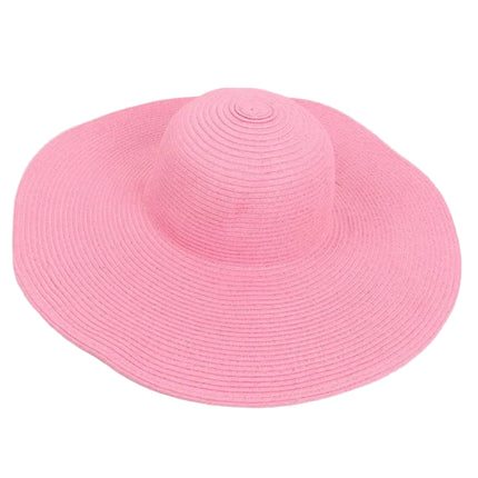 Chapeau de plage femme - Rose - M (56 - 58cm) | La boutique du chapeau