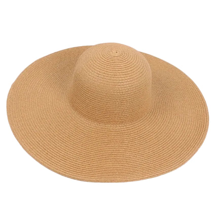 Chapeau de plage femme - Caramel - M (56 - 58cm) | La boutique du chapeau