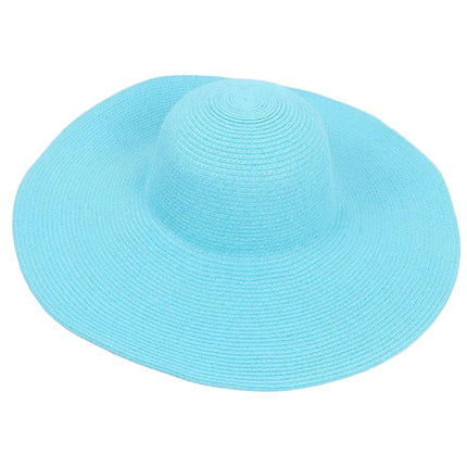 Chapeau de plage femme - Bleu ciel - M (56 - 58cm) | La boutique du chapeau
