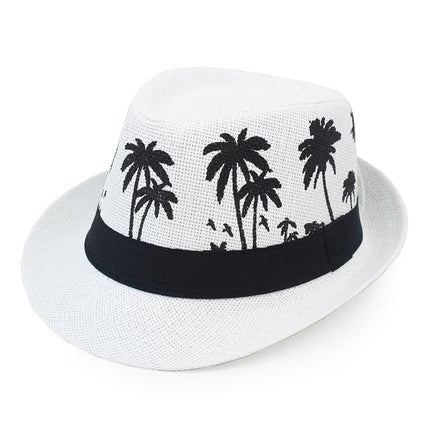 Chapeau de Plage Trilby - Blanc - M (56 - 58cm) | La boutique du chapeau
