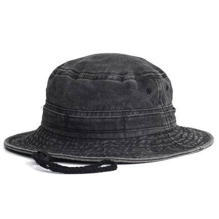 Chapeau de randonnée en coton - Noir - M (56 - 58cm) | La boutique du chapeau