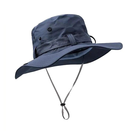Chapeau de randonnée été - Bleu - M (56 - 58cm) | La boutique du chapeau