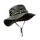 Chapeau de randonnée été - Gris foncé - M (56 - 58cm) | La boutique du chapeau