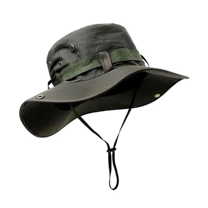 Chapeau de randonnée été - Gris foncé - M (56 - 58cm) | La boutique du chapeau