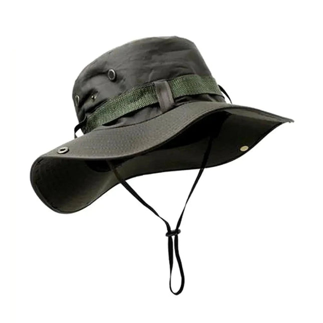 Chapeau de randonnée été - Gris foncé - M (56 - 58cm) | La boutique du chapeau