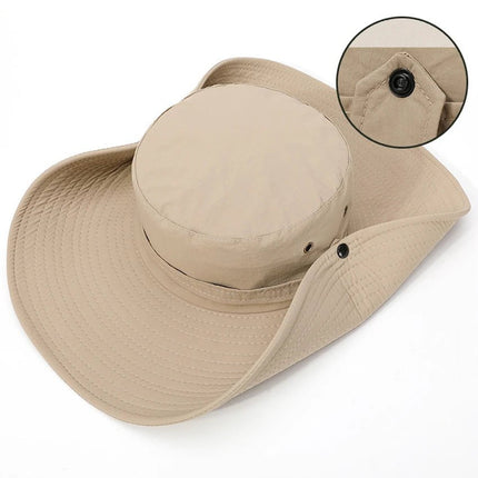 Chapeau Anti-UV Homme — Randonnée, Pêche & Jardin - kaki - XL (60 - 61cm) | La boutique du chapeau