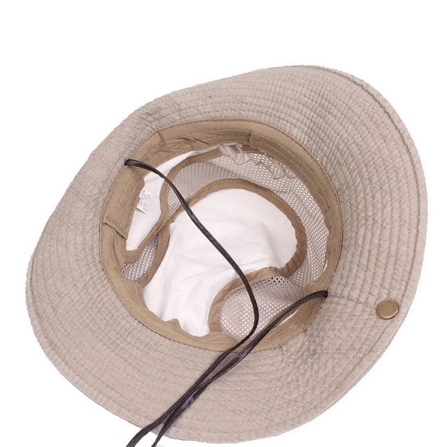 Chapeau de randonnée homme - Kaki - Ajustable (du 54 au 59) | La boutique du chapeau