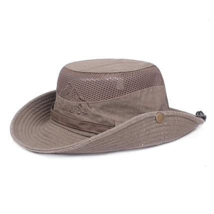 Chapeau de randonnée homme - Marron - Ajustable (du 54 au 59) | La boutique du chapeau