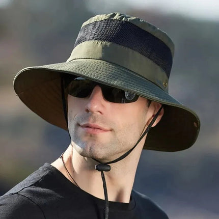 Chapeau de randonnée pliable - Vert - M (56 - 58cm) | La boutique du chapeau