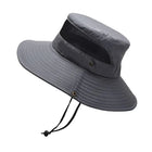 Chapeau de randonnée pliable - Gris foncé - M (56 - 58cm) | La boutique du chapeau