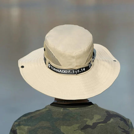 Chapeau de randonnée respirant - Kaki - M (56 - 58cm) | La boutique du chapeau