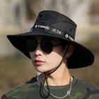Chapeau de randonnée respirant - Noir - M (56 - 58cm) | La boutique du chapeau