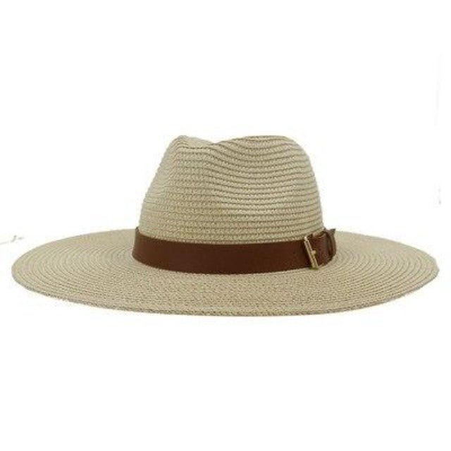 Chapeau de soleil à grand bord - Beige 11cm - M (56 - 58cm) | La boutique du chapeau
