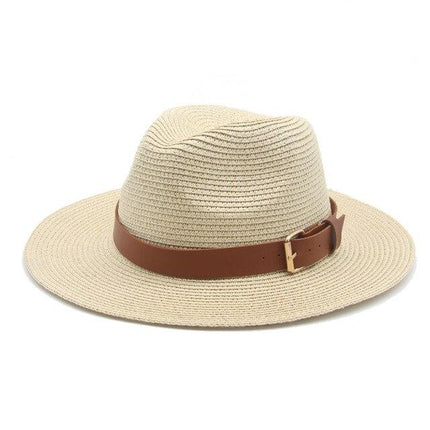 Chapeau de soleil à grand bord - Beige 7.5cm - M (56 - 58cm) | La boutique du chapeau
