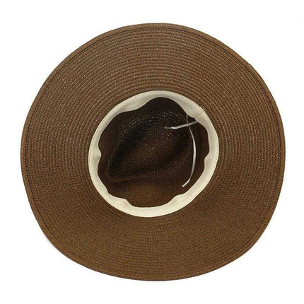 Chapeau de soleil à grand bord - Rose 7..5cm - M (56 - 58cm) | La boutique du chapeau
