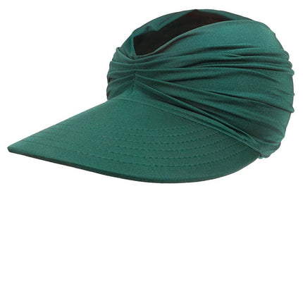 Chapeau de soleil à visière pour femmes - Vert - M (56 - 58cm) | La boutique du chapeau