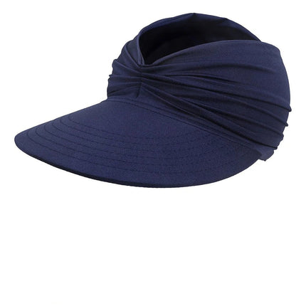 Chapeau de soleil à visière pour femmes - Bleu marine - M (56 - 58cm) | La boutique du chapeau