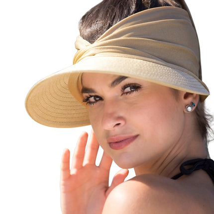Chapeau de soleil à visière pour femmes - Rose rouge - M (56 - 58cm) | La boutique du chapeau