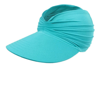 Chapeau de soleil à visière pour femmes - Vert agate - M (56 - 58cm) | La boutique du chapeau
