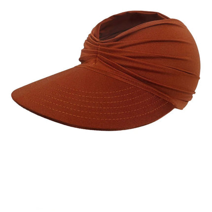 Chapeau de soleil à visière pour femmes - Café - M (56 - 58cm) | La boutique du chapeau