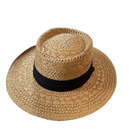Chapeau de soleil ajouré - Kaki/noir - M (56 - 58cm) | La boutique du chapeau