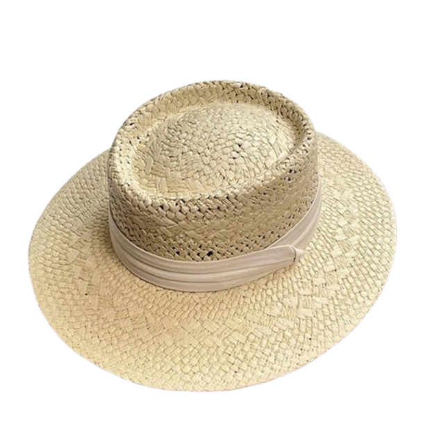 Chapeau de soleil ajouré - Crème - M (56 - 58cm) | La boutique du chapeau