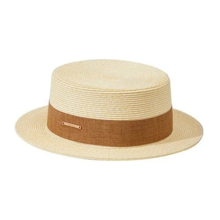 Chapeau de soleil de plage - Beige/marron - M (56 - 58cm) | La boutique du chapeau