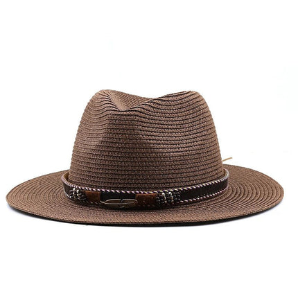 Chapeau de soleil en paille - Marine - XS (52 - 53cm) | La boutique du chapeau