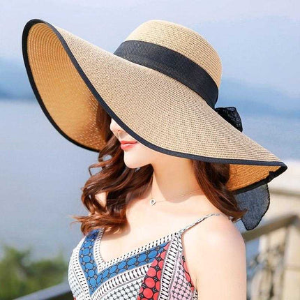 Chapeau de soleil été plage - Orange - M (56 - 58cm) | La boutique du chapeau