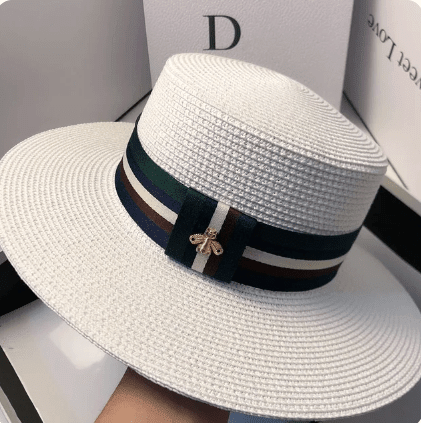 Chapeau de soleil homme & femme - Blanc - M (56 - 58cm) | La boutique du chapeau