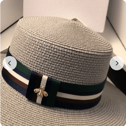 Chapeau de soleil homme & femme - Gris - M (56 - 58cm) | La boutique du chapeau
