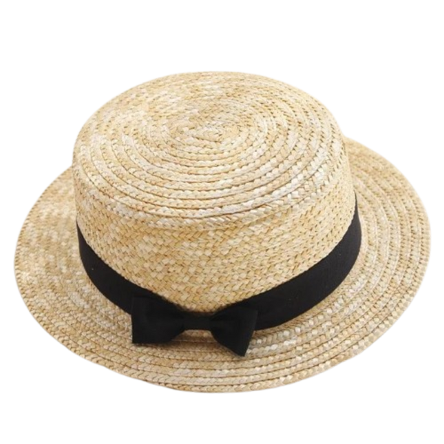 Chapeau de soleil paille - Beige - M (56 - 58cm) | La boutique du chapeau