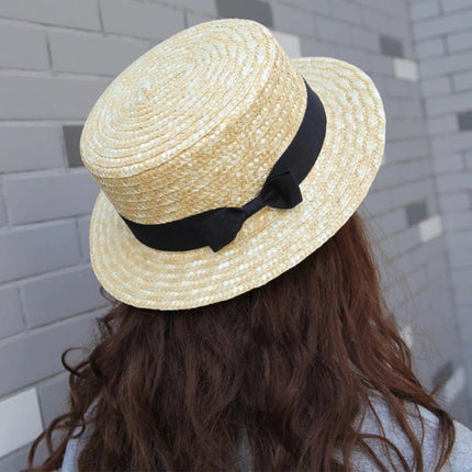 Chapeau de soleil paille - Beige - M (56 - 58cm) | La boutique du chapeau
