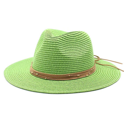 Chapeau de soleil panama - Vert - M (56 - 58cm) | La boutique du chapeau