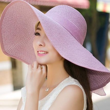 chapeau de soleil pliable - Lilas - M (56 - 58cm) | La boutique du chapeau