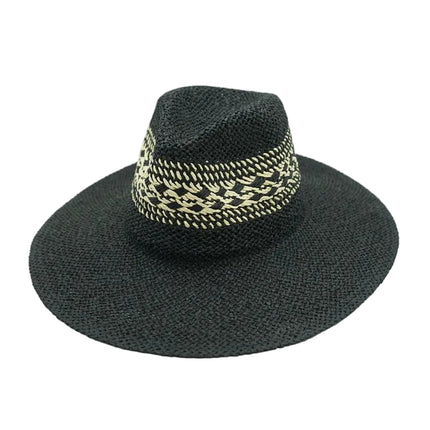 Chapeau de soleil pour femmes - Noir - M (56 - 58cm) | La boutique du chapeau